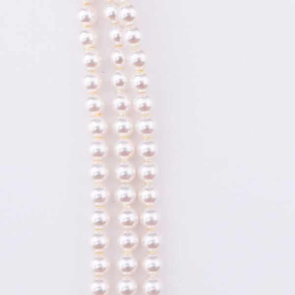 Silver CZ Kudi Tanmani Set with Pearls (5 Leaf)