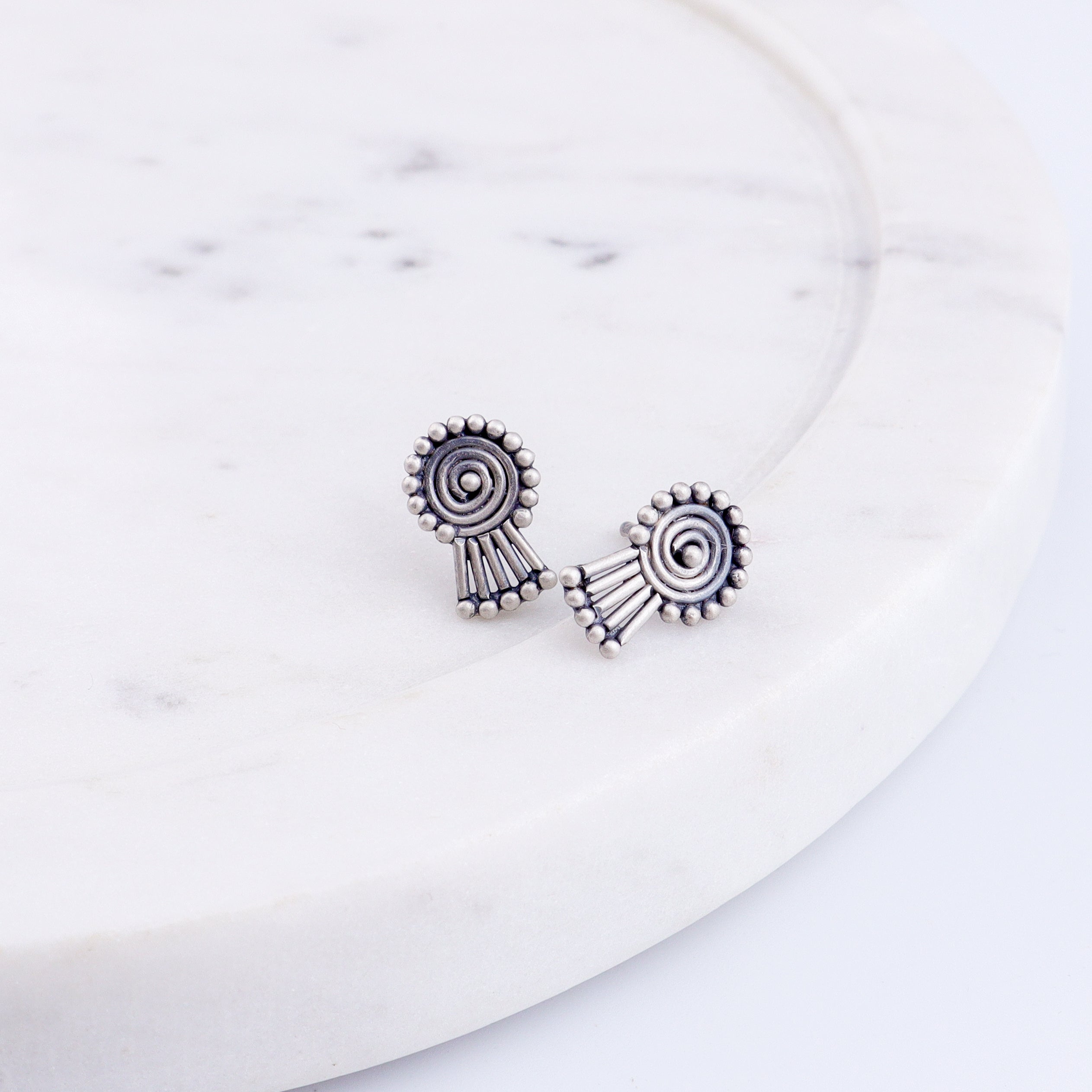 Snail Studs | 92.5 Silver