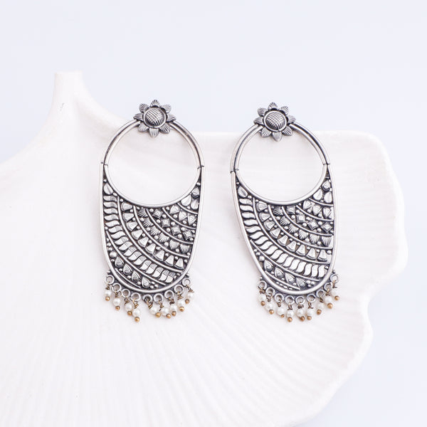 Chandbali ( Aalya ) | 92.5 silver | Size : Large