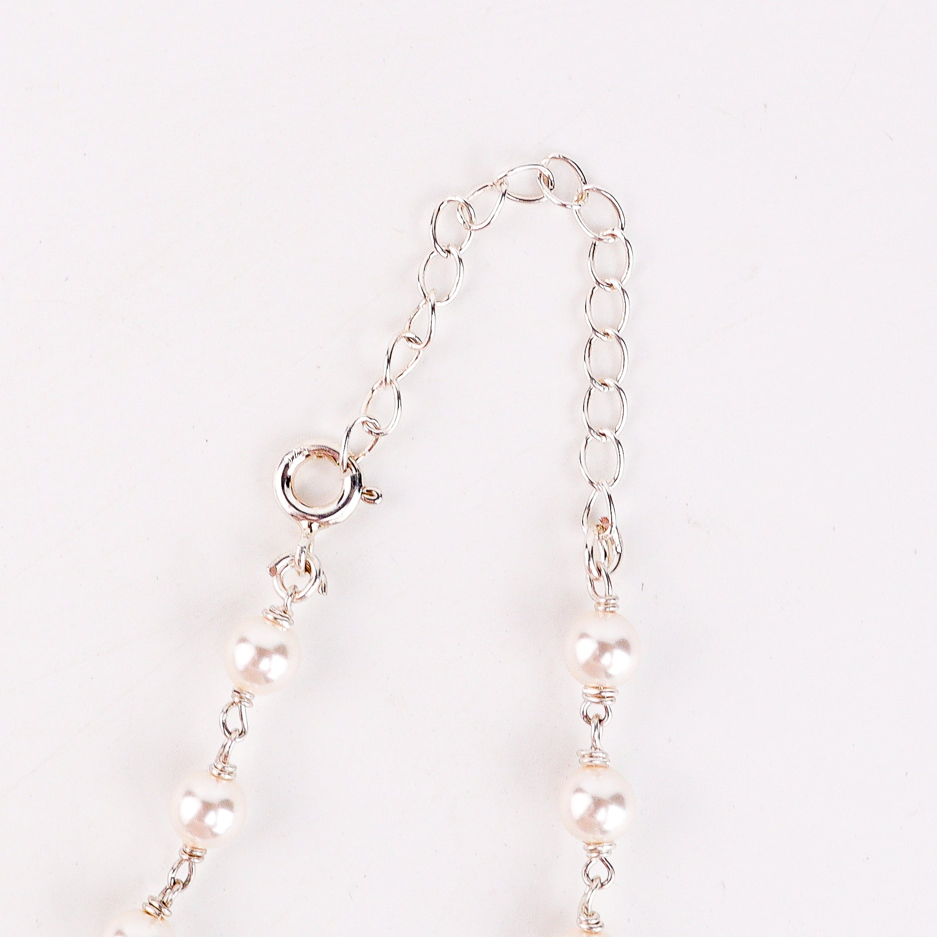 Multicolour Stone Necklace with Pearl Ganthan