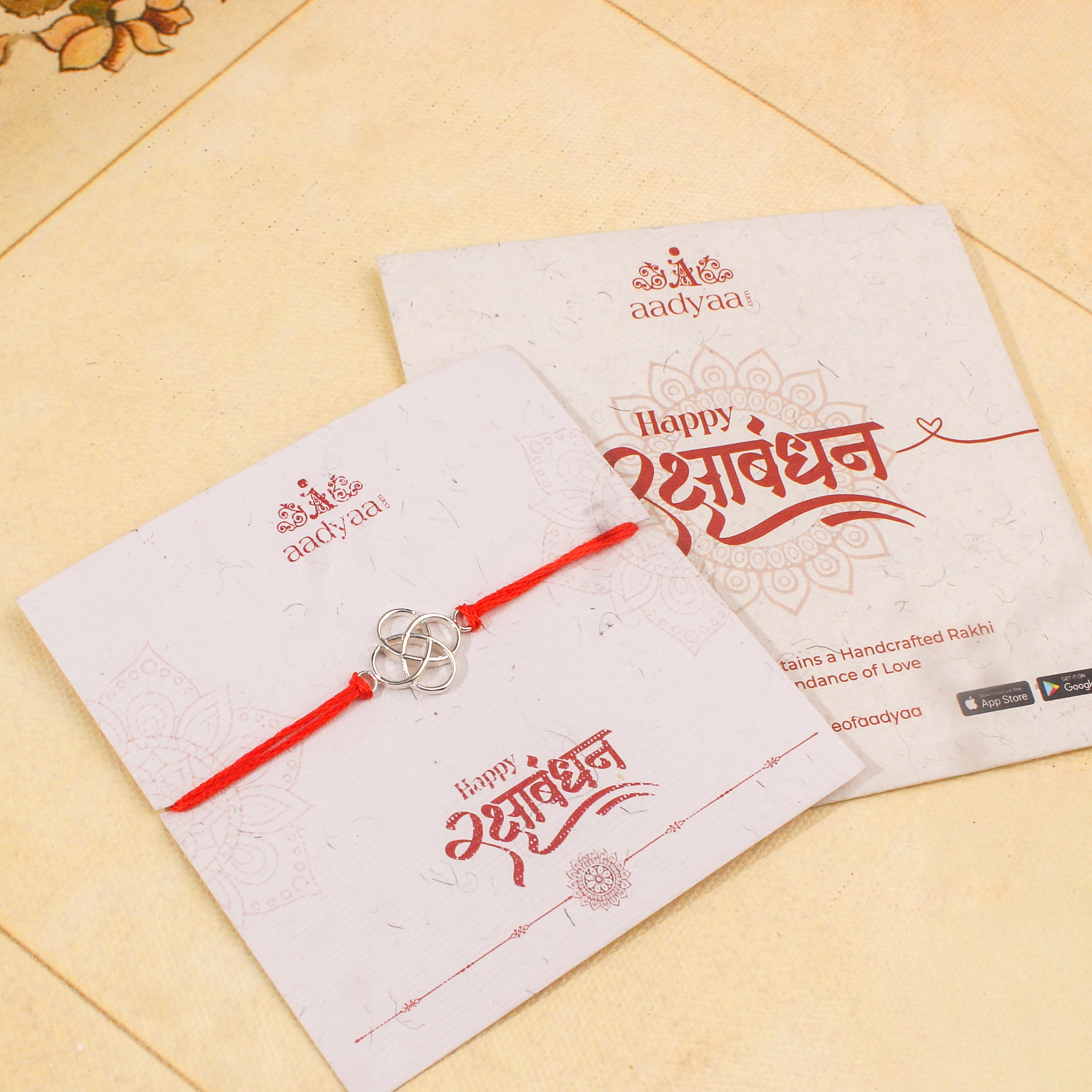 Eternity Silver Rakhi