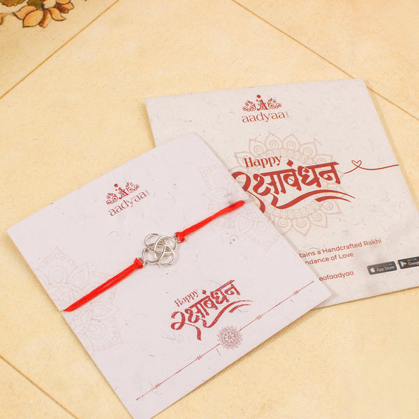Eternity Silver Rakhi