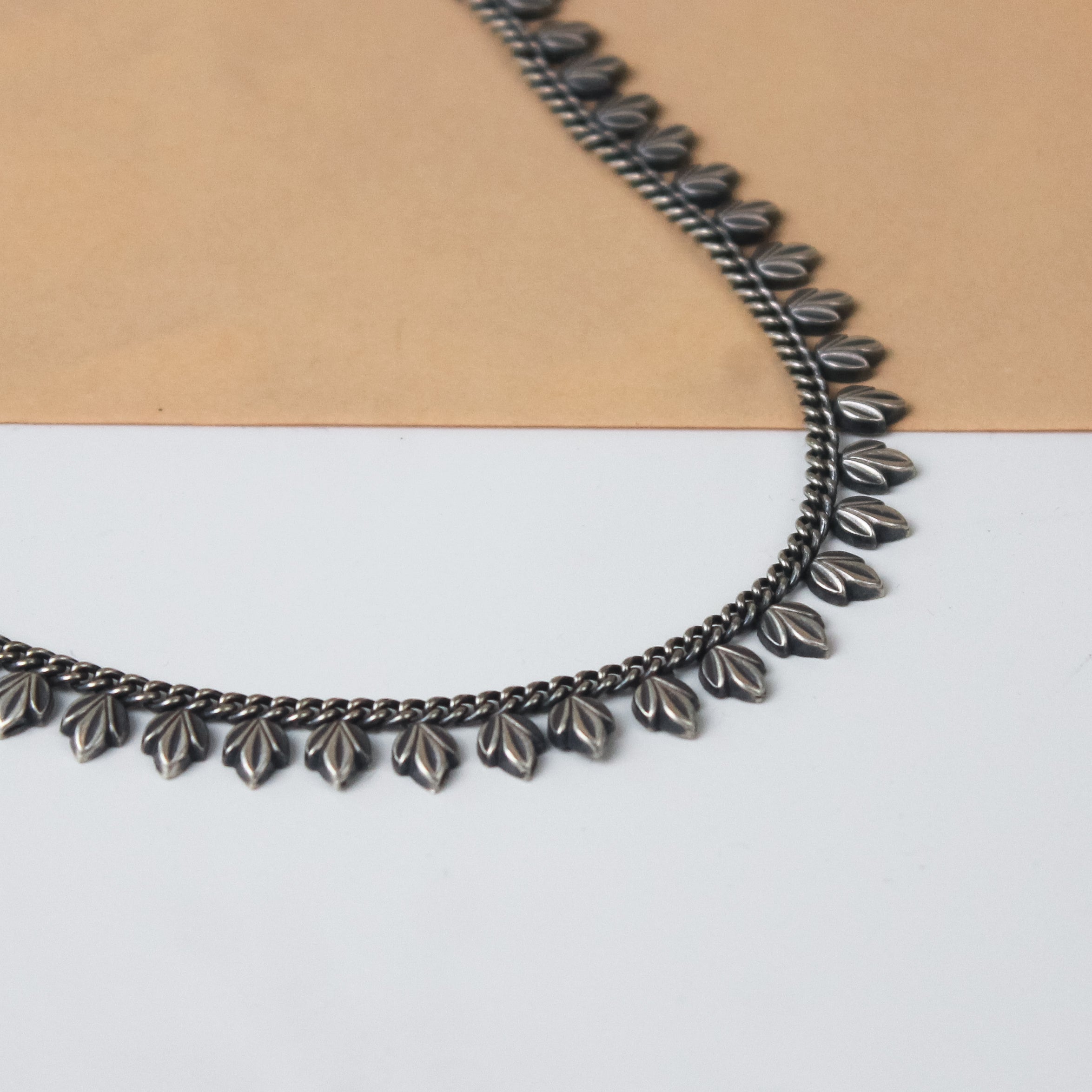 Delicate Silver Bud Set