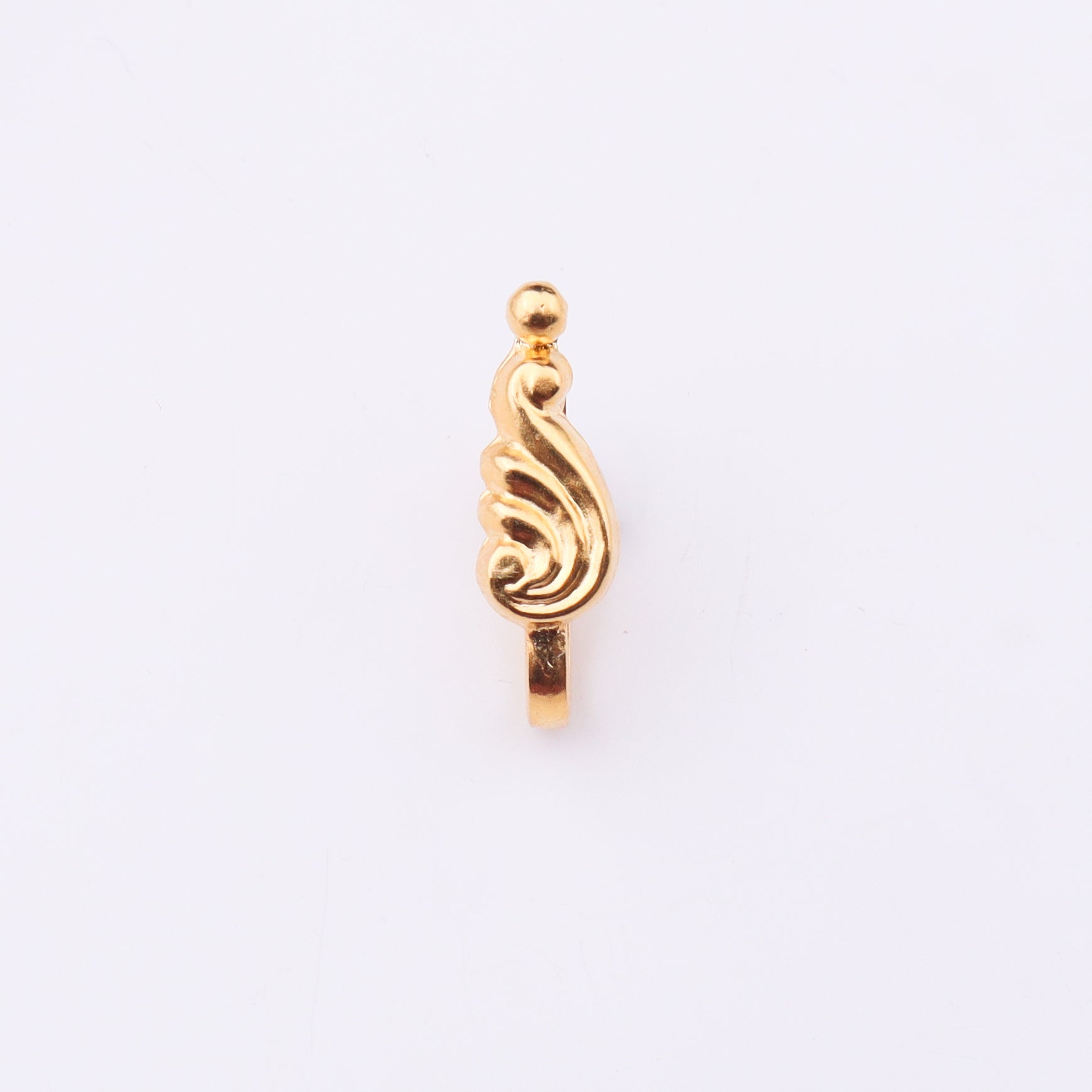 Shell Nosepin (Clip-On)| 22K Gold Plated