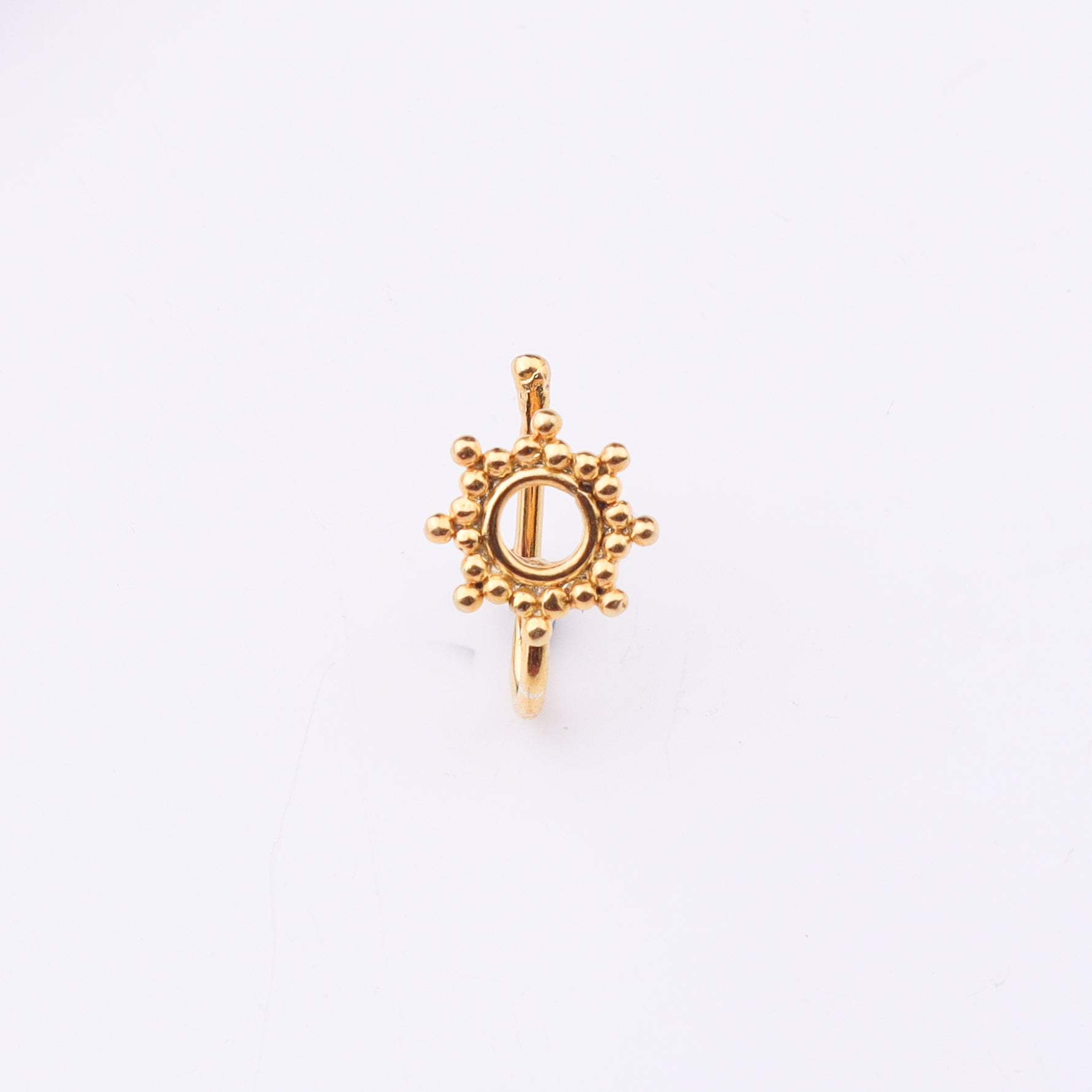 Kiara Nose pin (Clip-On) | 22K Gold Plated
