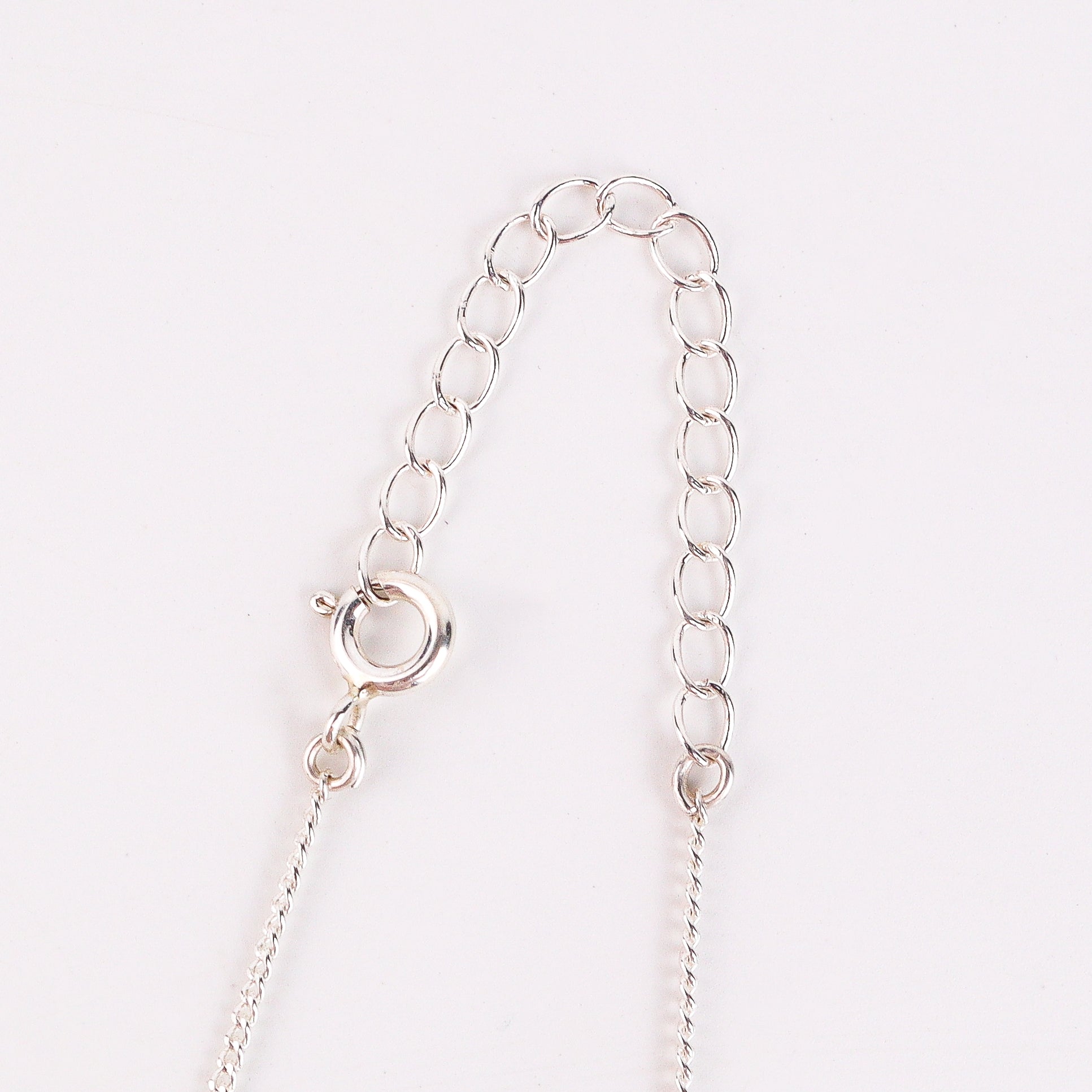 Petal necklace with Black Spinels