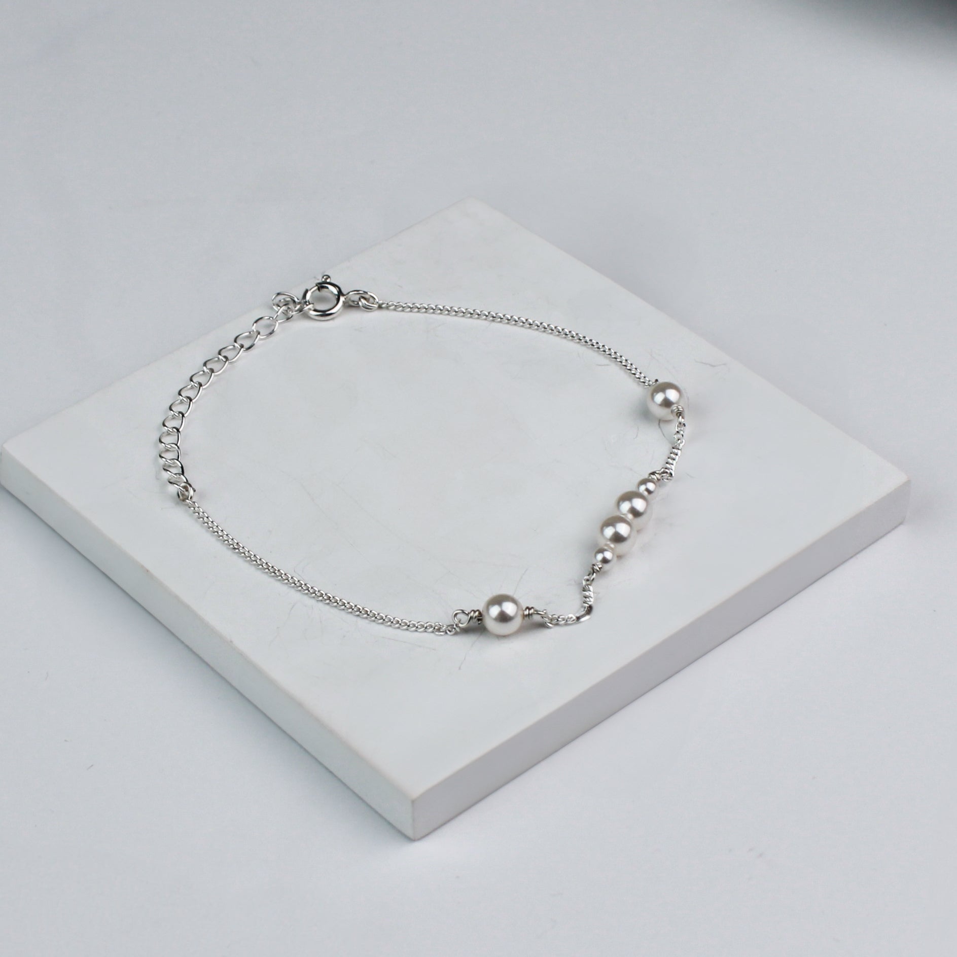 Multi Pearl Chain Bracelet