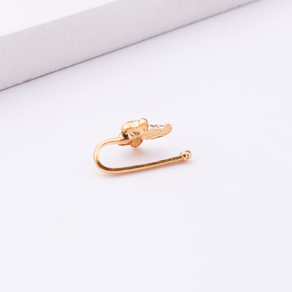 Gold Koyari Nose Pin Clip-On jewelry