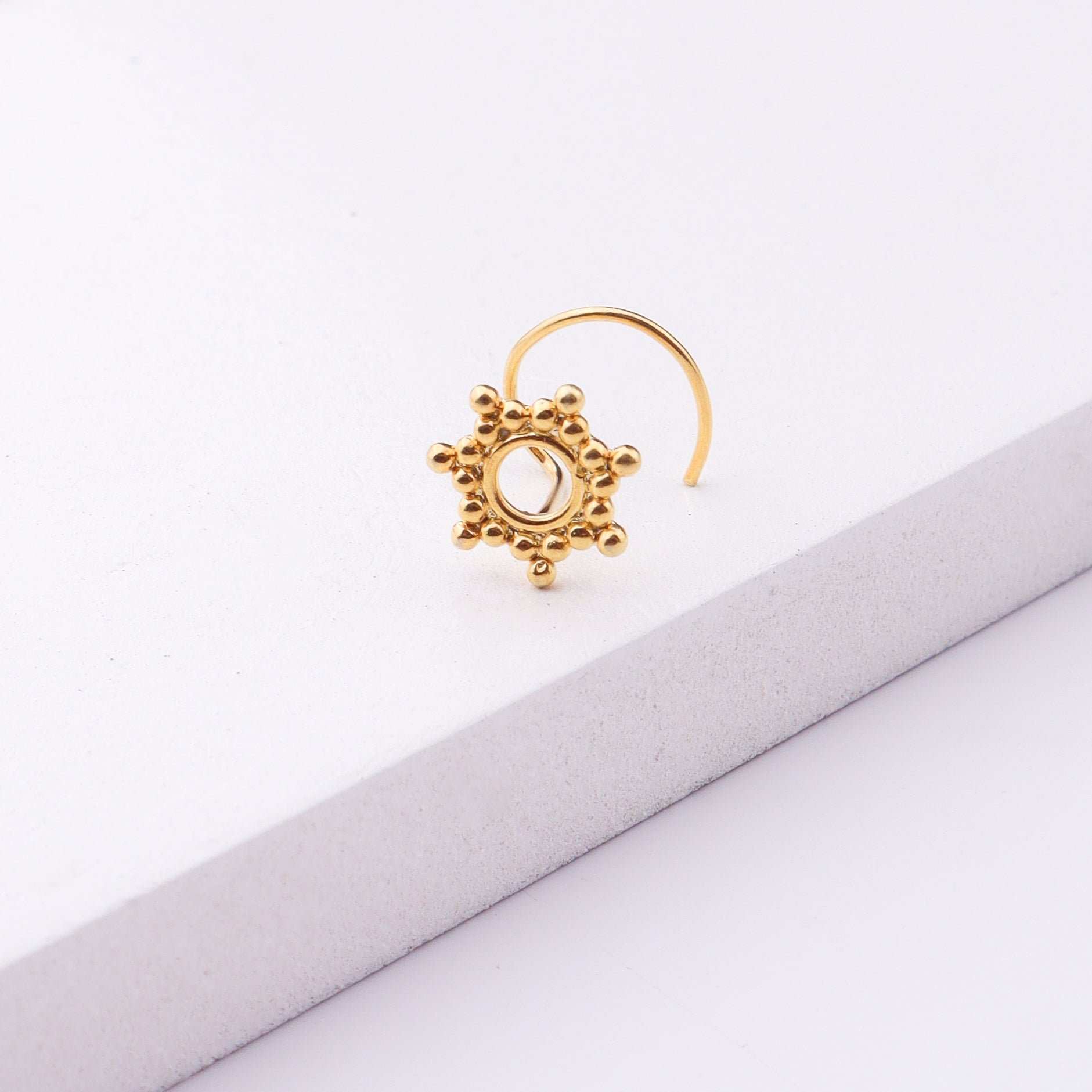 Gold Plated Nose Pin