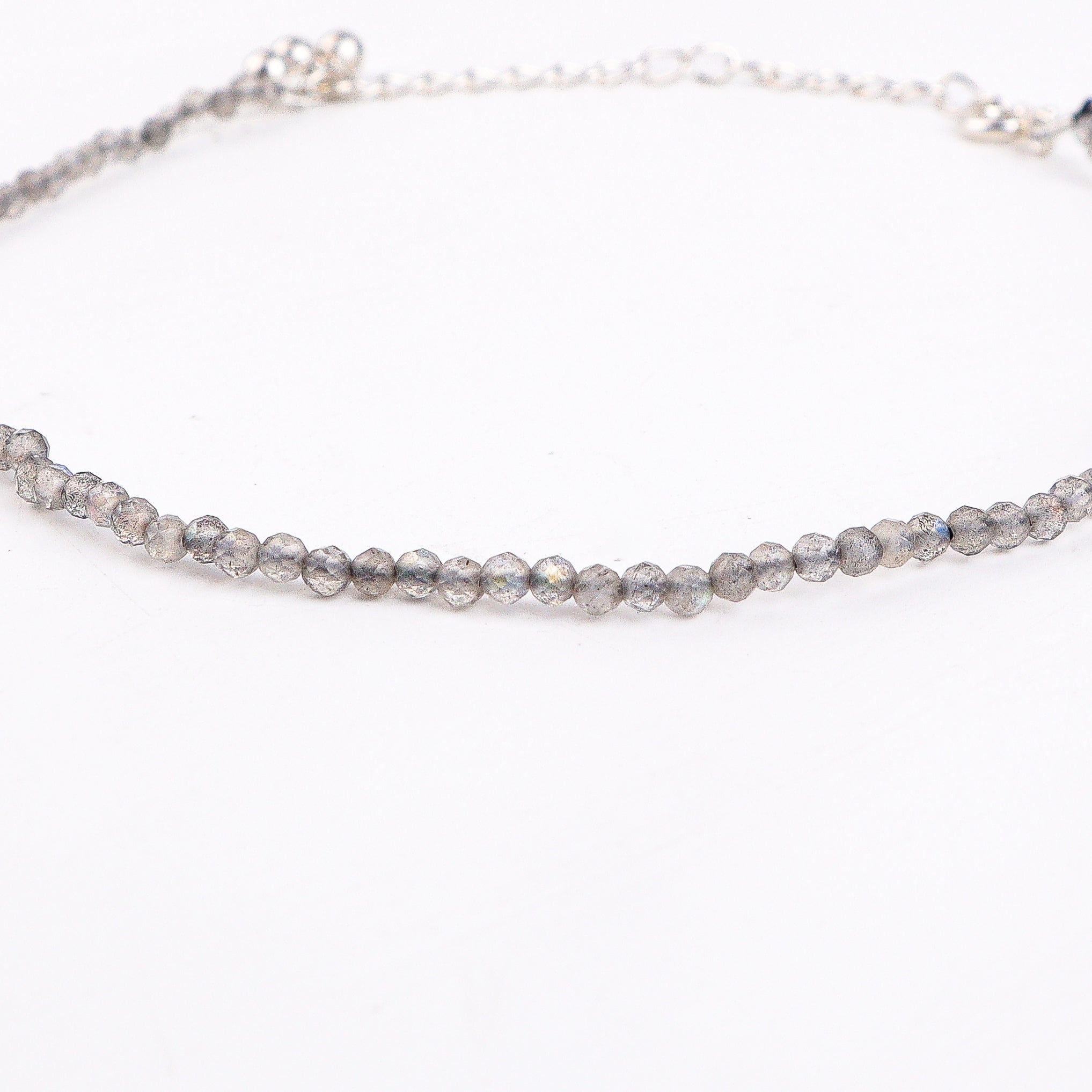 Labradorite Anklet with Ghungroo