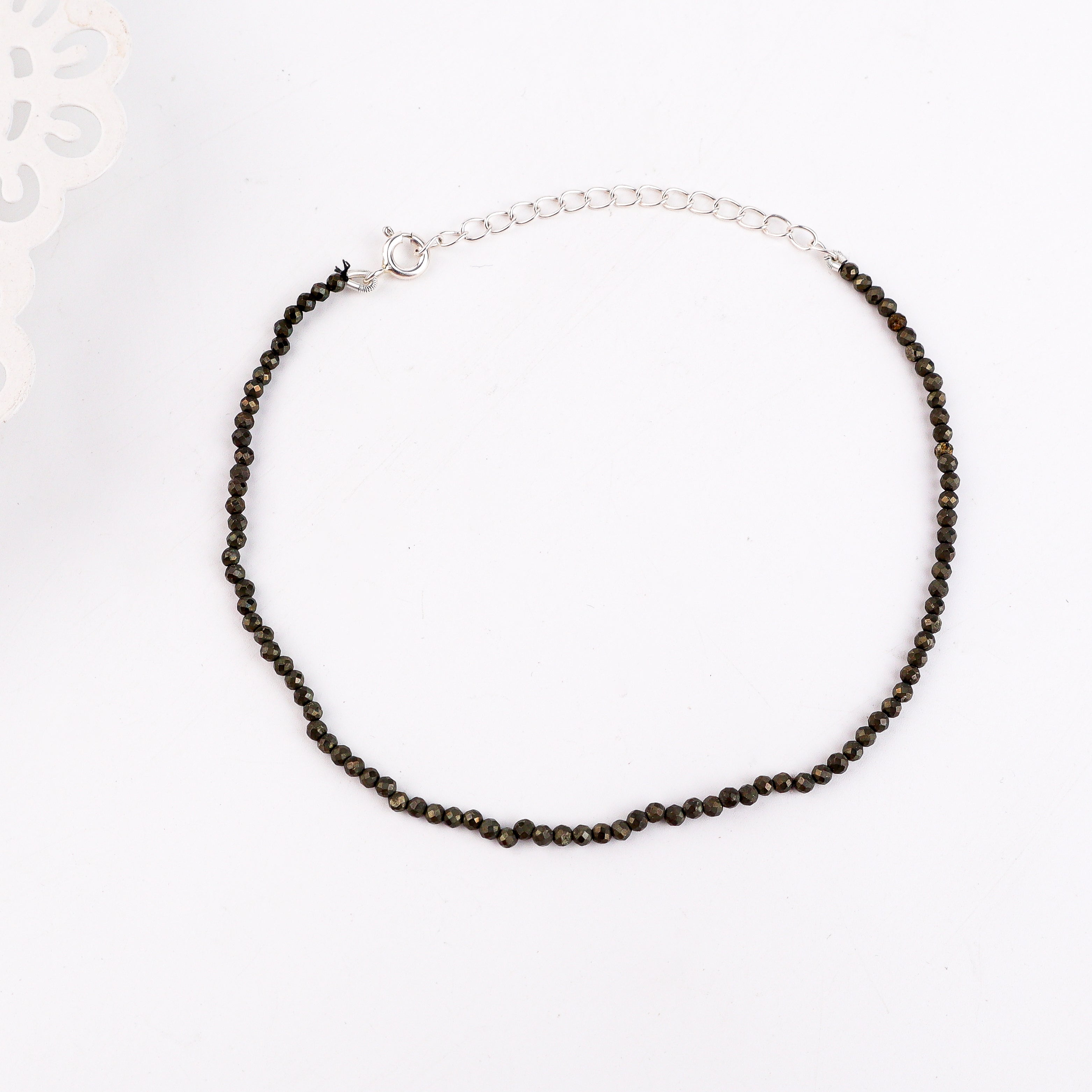 Plain Pyrite Anklet