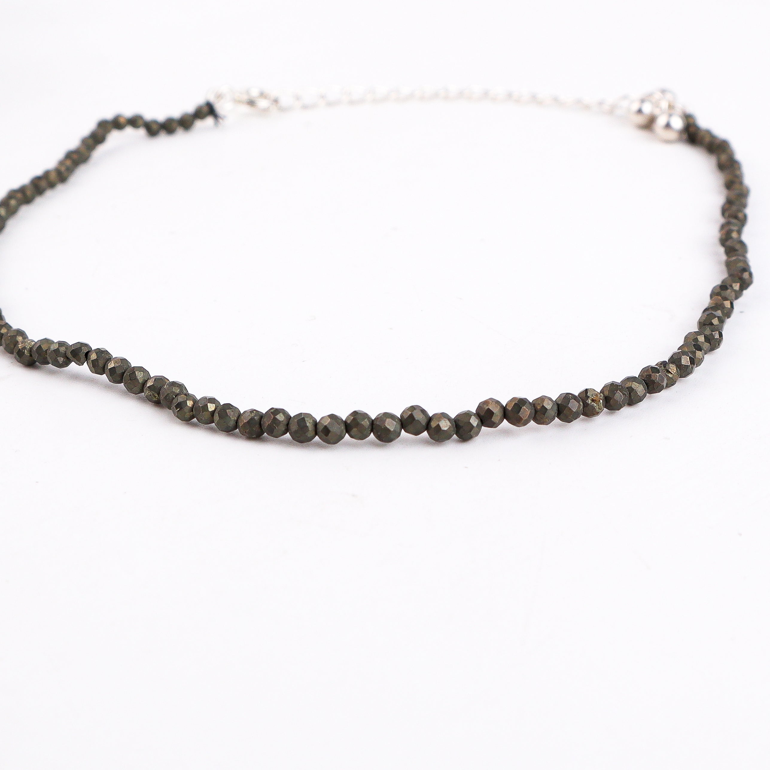 Pyrite Anklet with Ghungroo