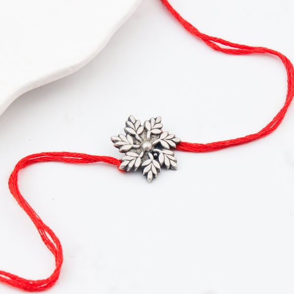 Handcrafted Silver Rakhi/Pendant