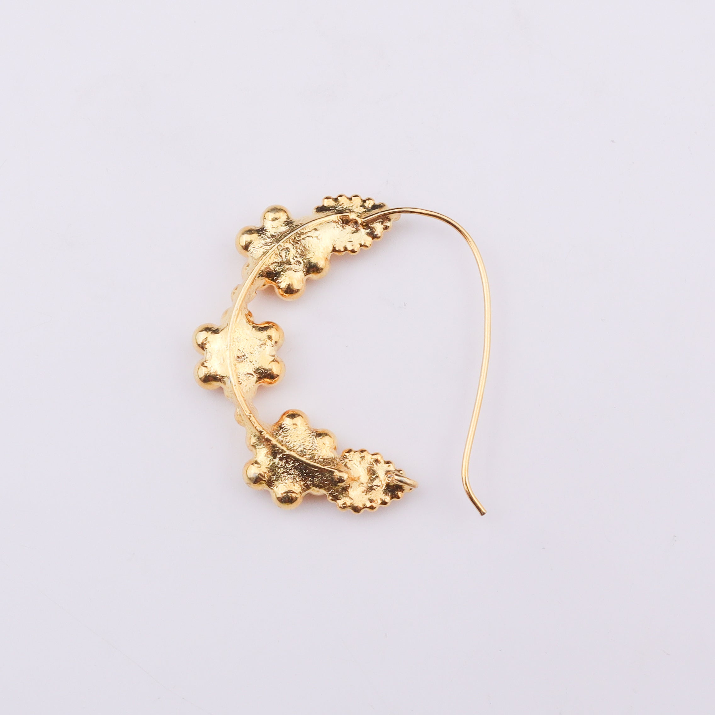 Gold Plated Leaf Nosepin