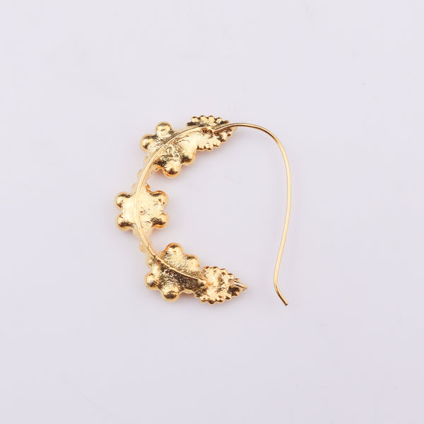 Gold Plated Leaf Nosepin
