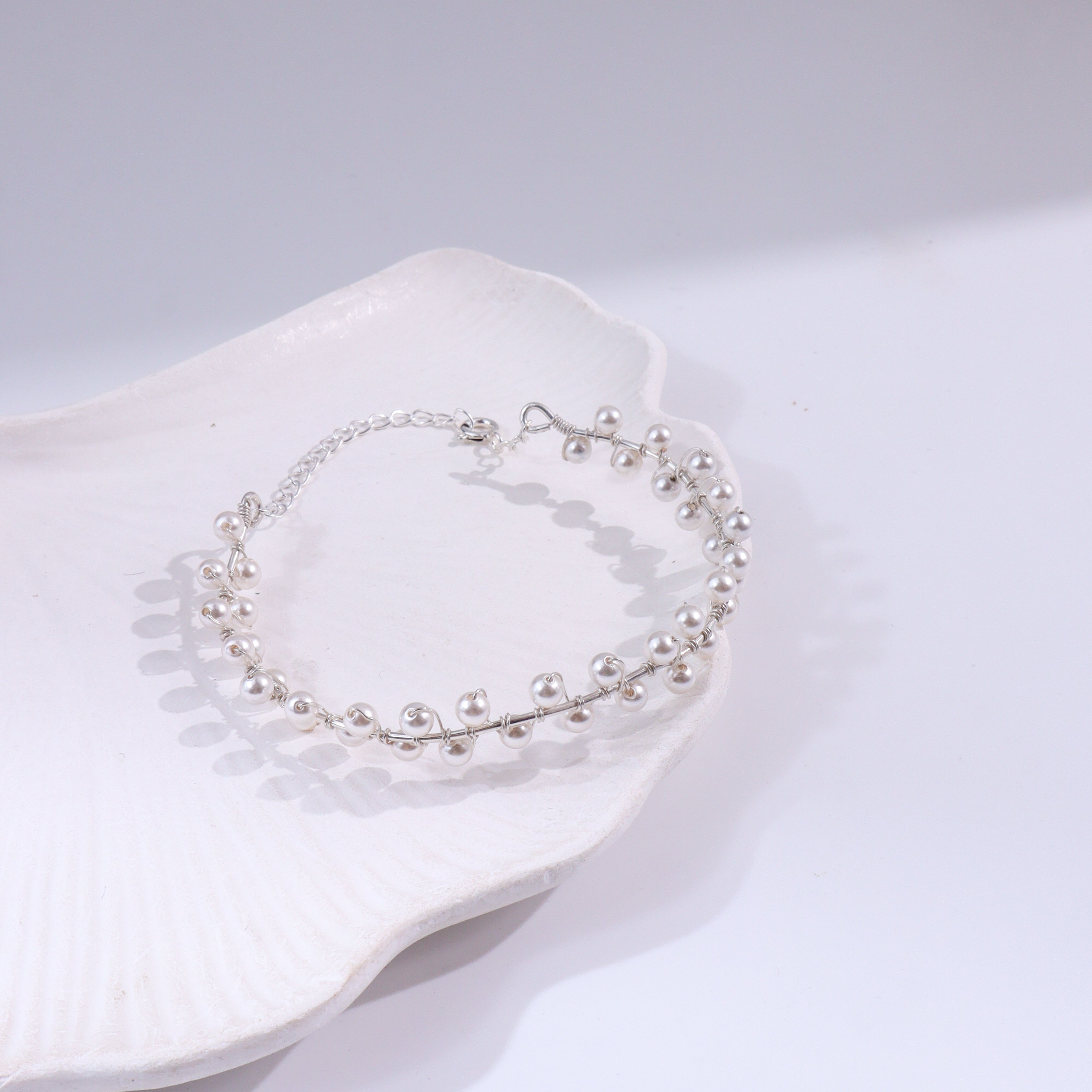 Twisted Pearl Bracelet | 92.5 Sterling Silver