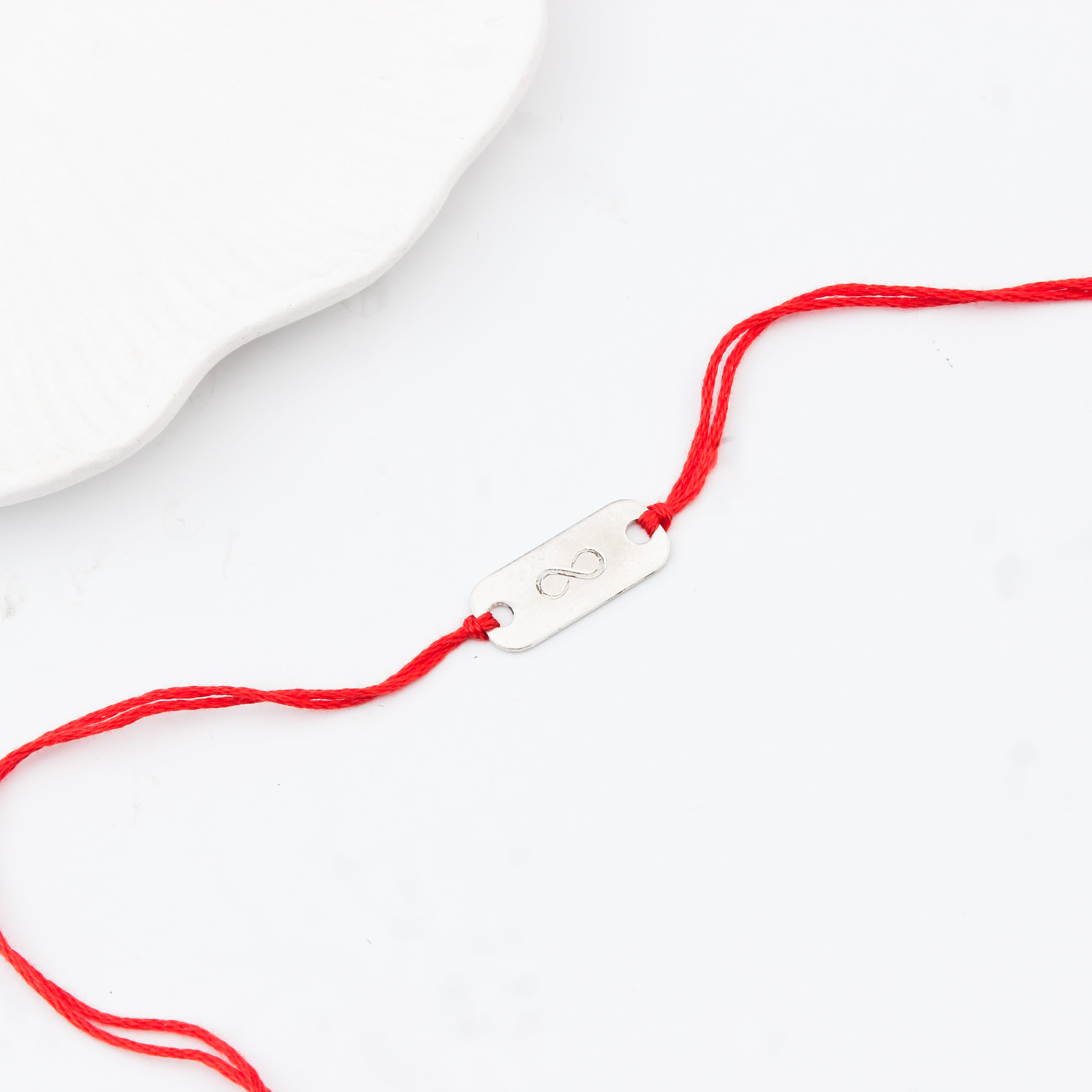 Silver Infinity Rakhi