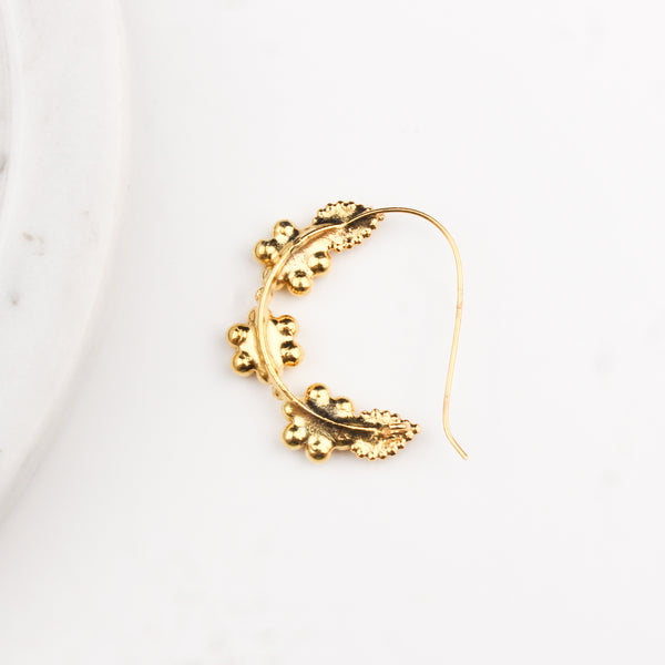Itihaas Kudi Nath - Medium (Left, Pierced) | 22K Gold Plated