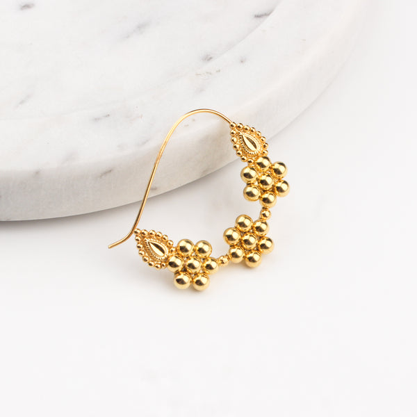 Itihaas Kudi Nath - Medium (Left, Pierced) | 22K Gold Plated