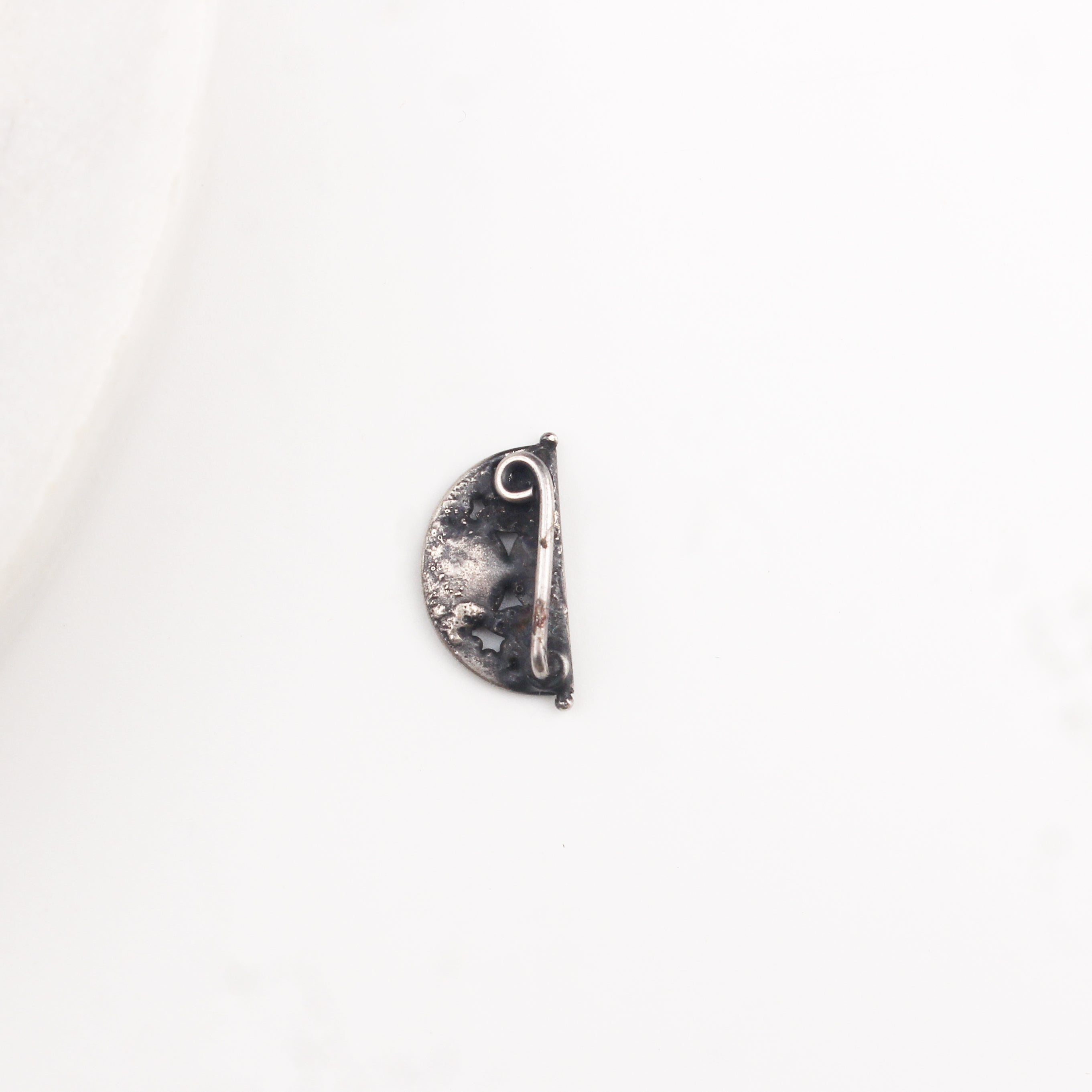 Silver Chandrakor Nath (Left, Clip on)