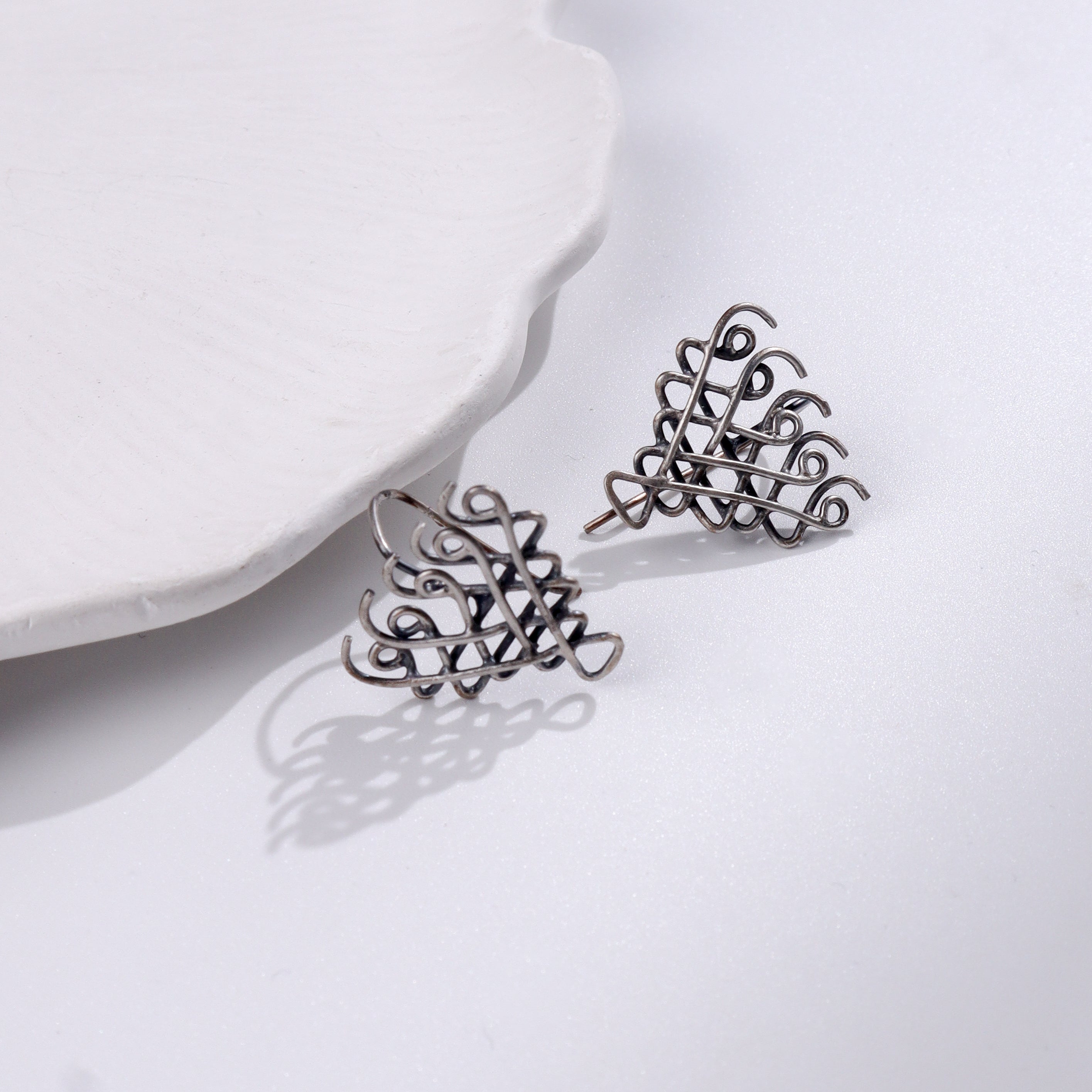 Saraswati Earrings ( Motif size : Small )