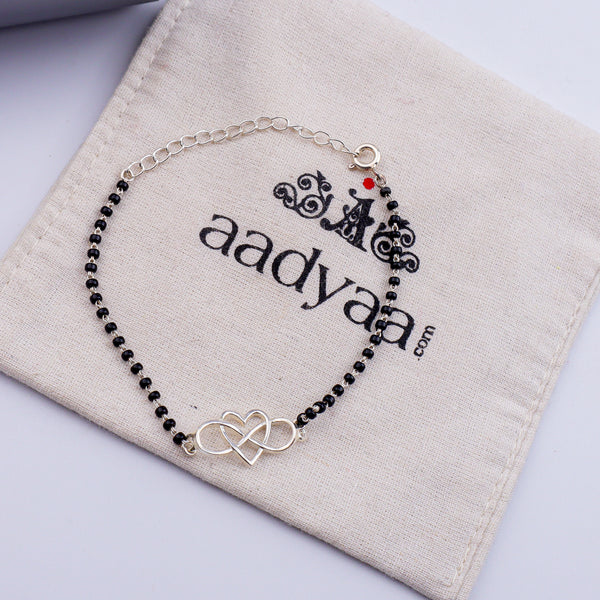 Silver Mangalsutra Bracelet