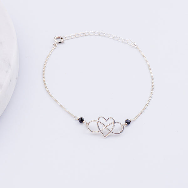 Love Infinity Chain Mangalsutra Bracelet