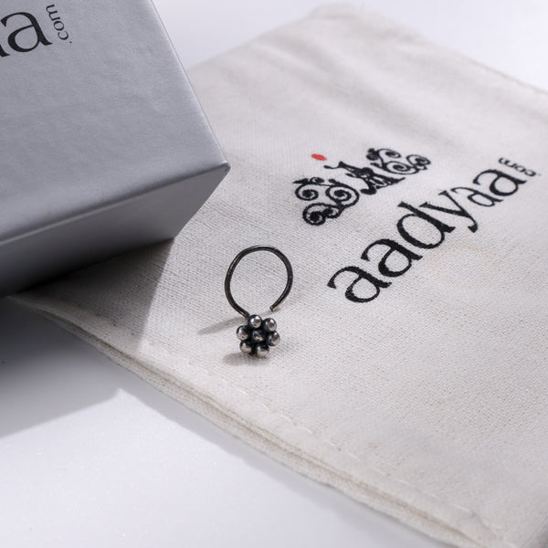 Itihaas Kudi Nose pin - Small (Pierced) | 92.5 Silver