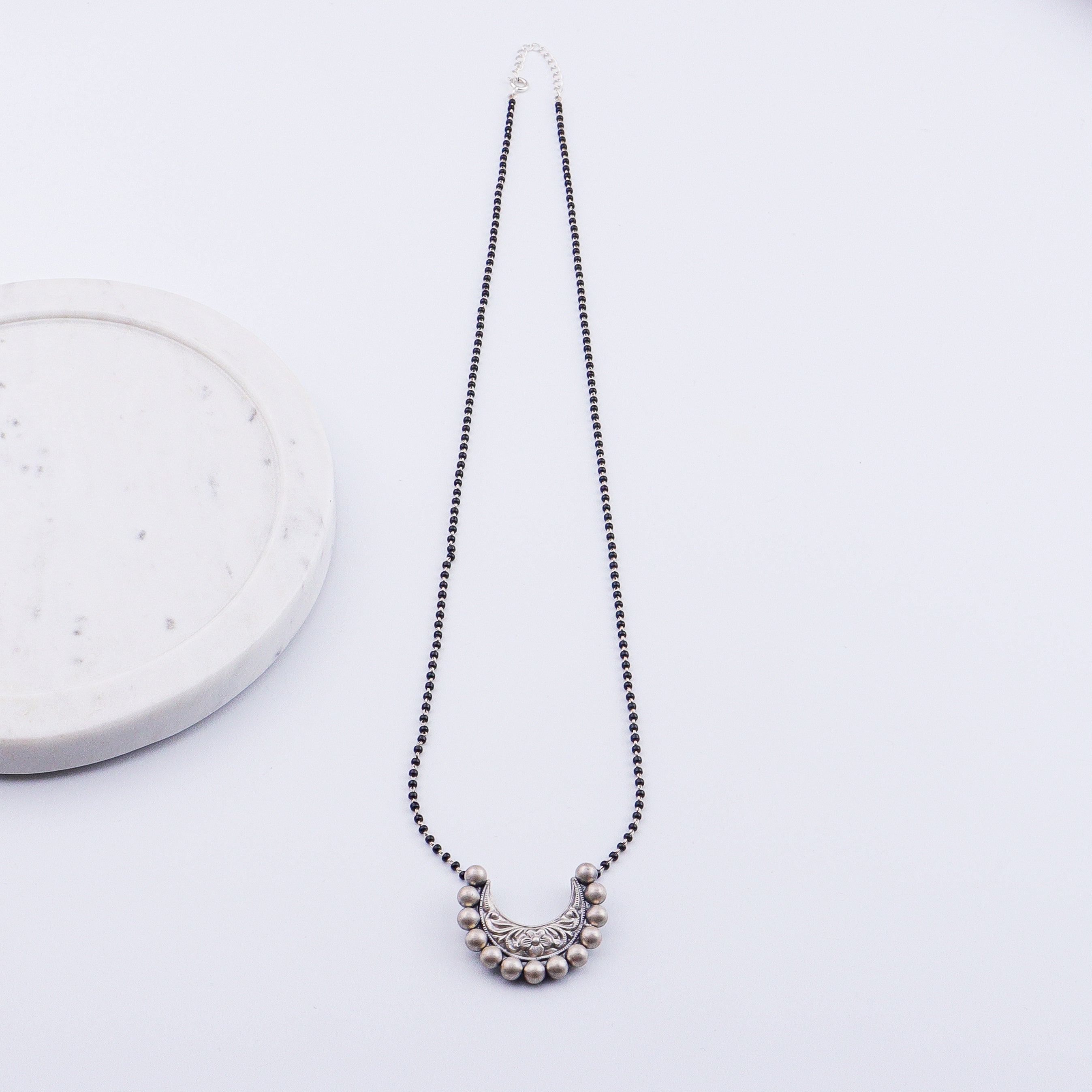 Silver Chandrakor Mangalsutra