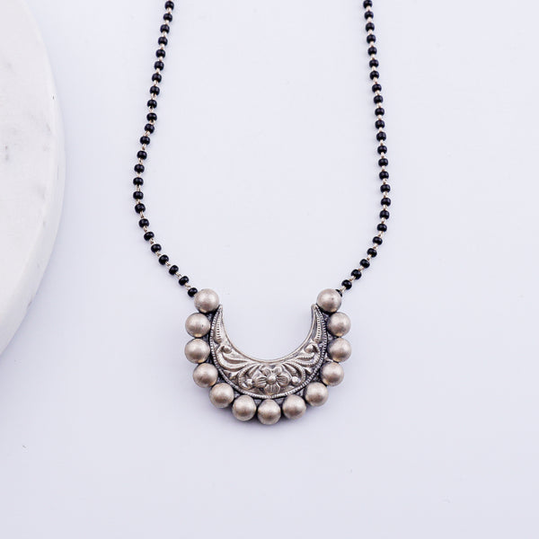 Silver Chandrakor Mangalsutra