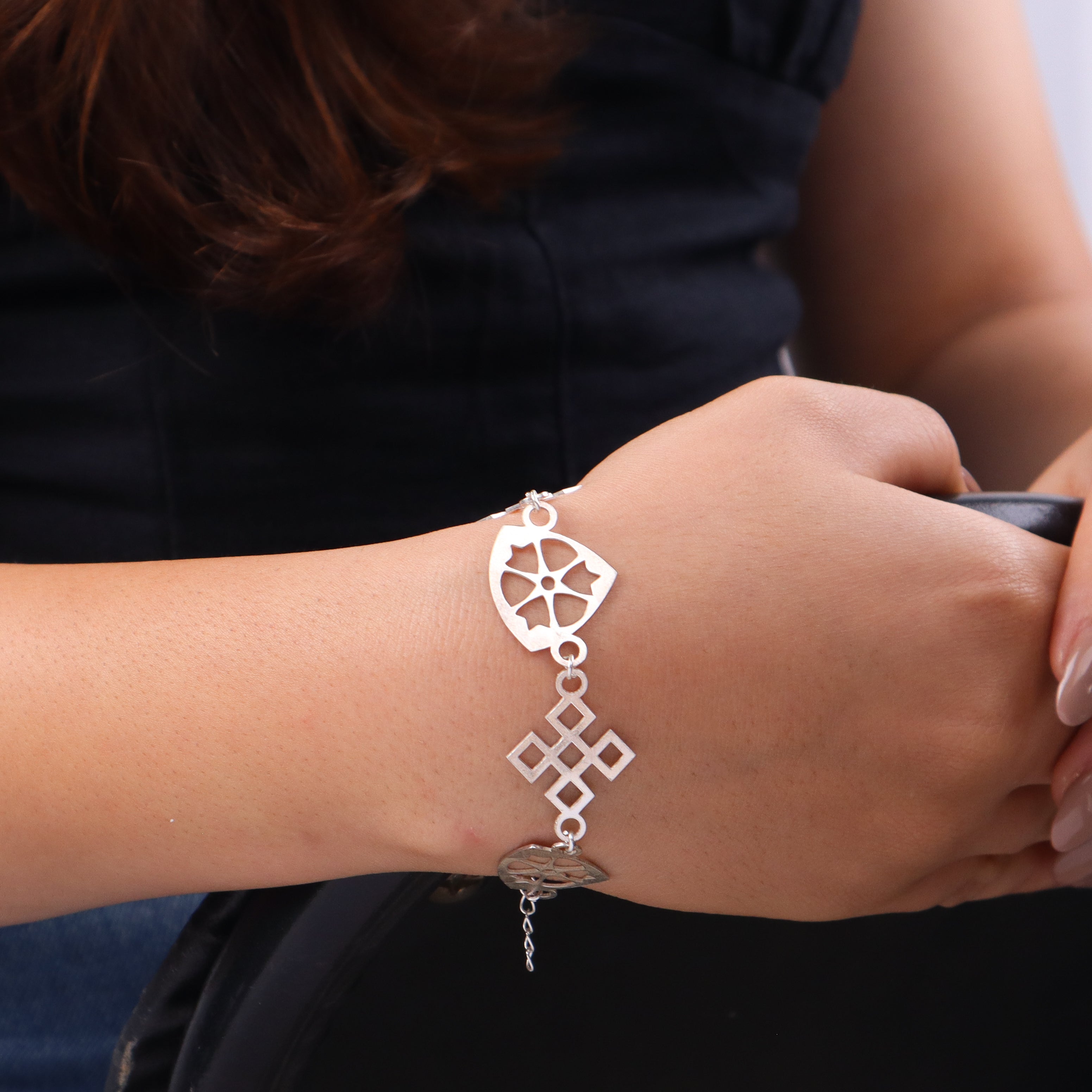 Multi Motif Filigree Bracelet