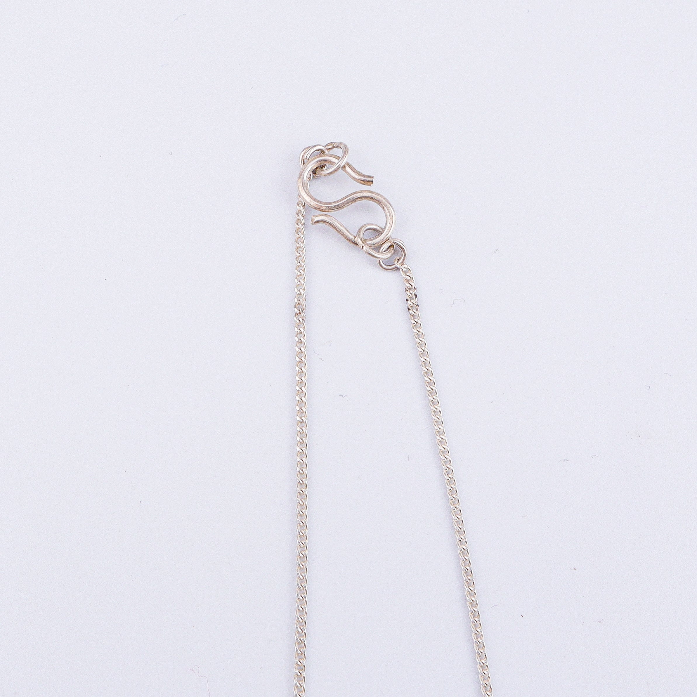 Silver coin chain mangalsutra : Medium sized coin