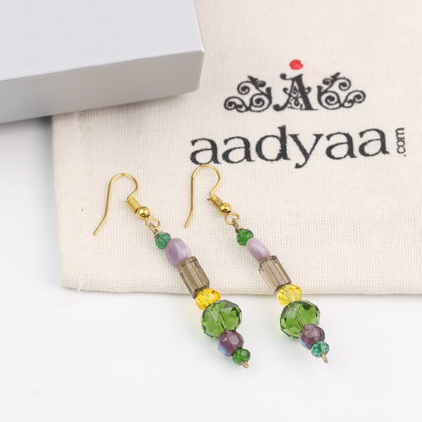 Multicolour Glass Bead Earrings