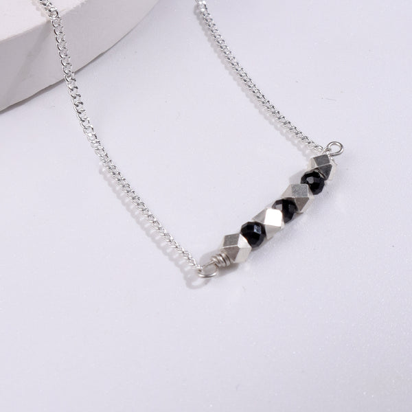 Double-Beaded Mangalsutra | 92.5 Sterling Silver