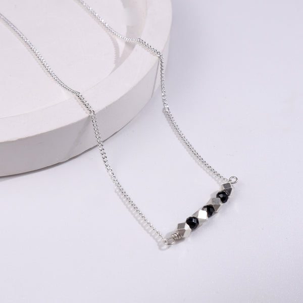 Double-Beaded Mangalsutra | 92.5 Sterling Silver