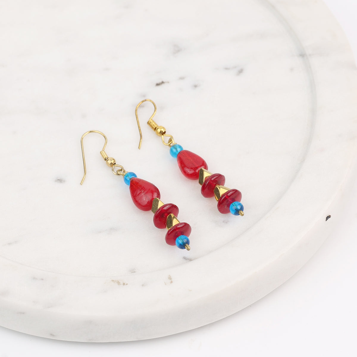Glass Bead Earrings