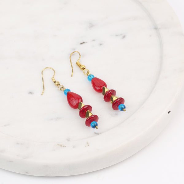 Glass Bead Earrings