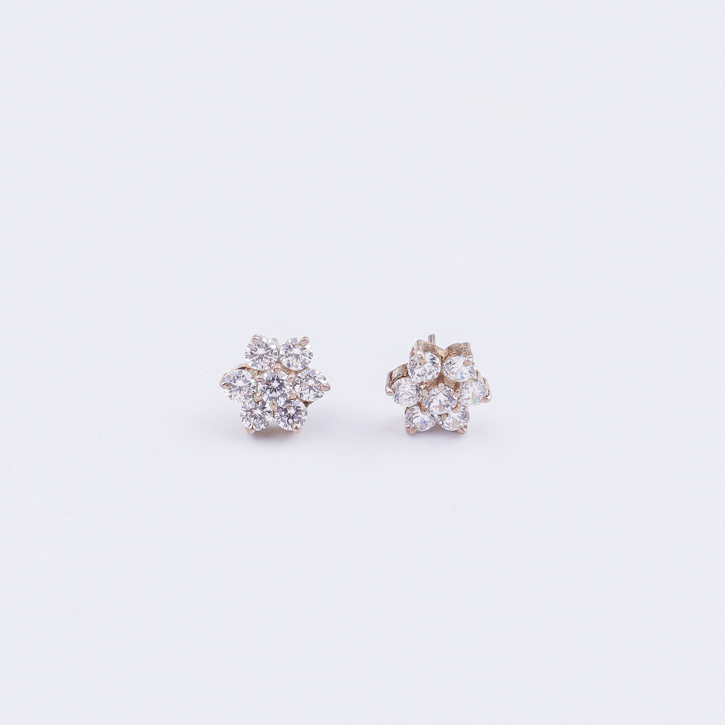 Small CZ Flower Mangalsutra Set | 92.5 Sterling Silver