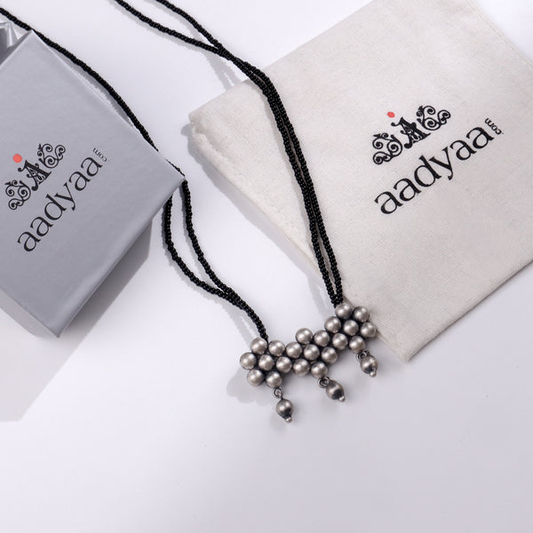 Itihaas Kudi Mangalsutra - Big | 92.5 Sterling Silver