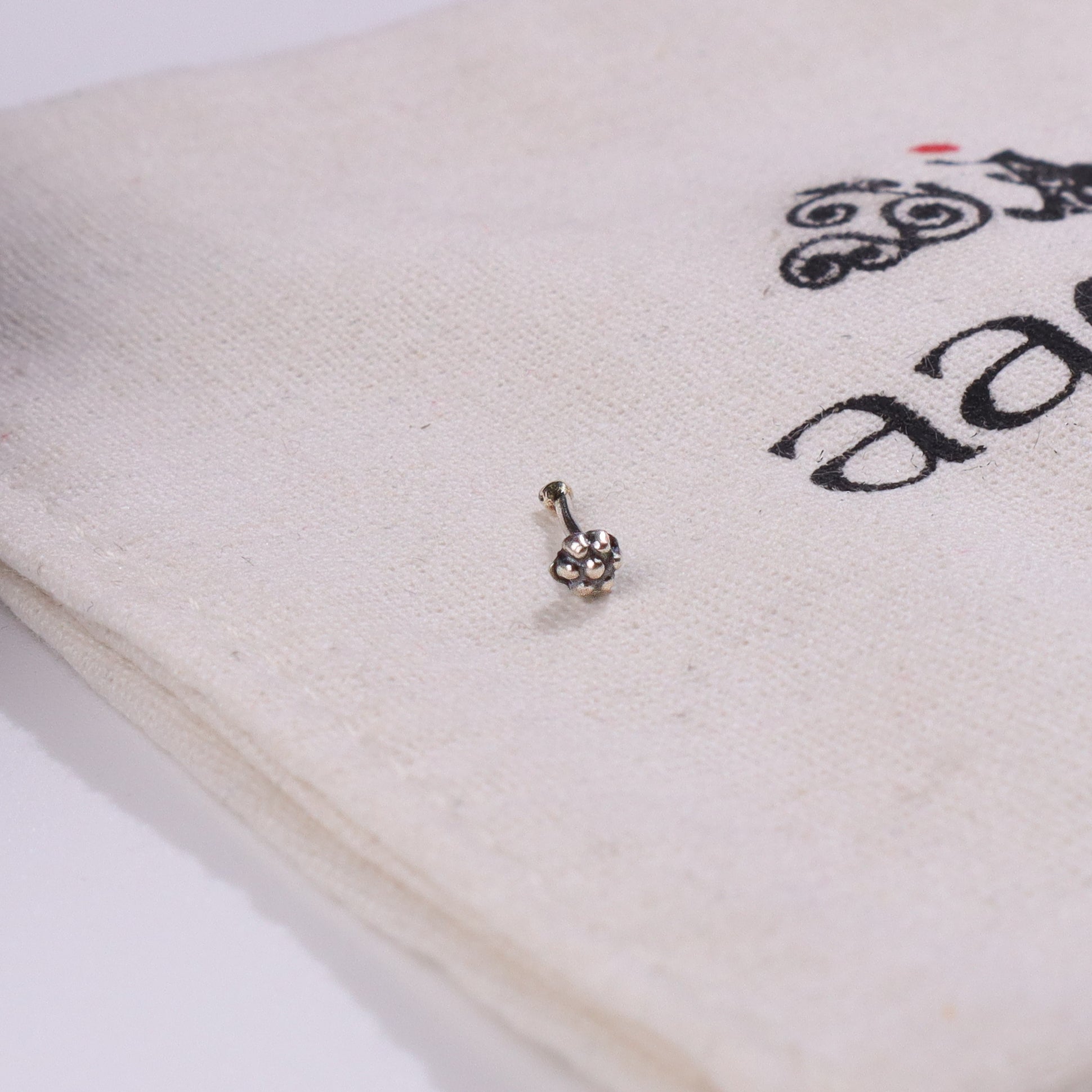 Tiny Kudi Nose Pin | 92.5 Silver