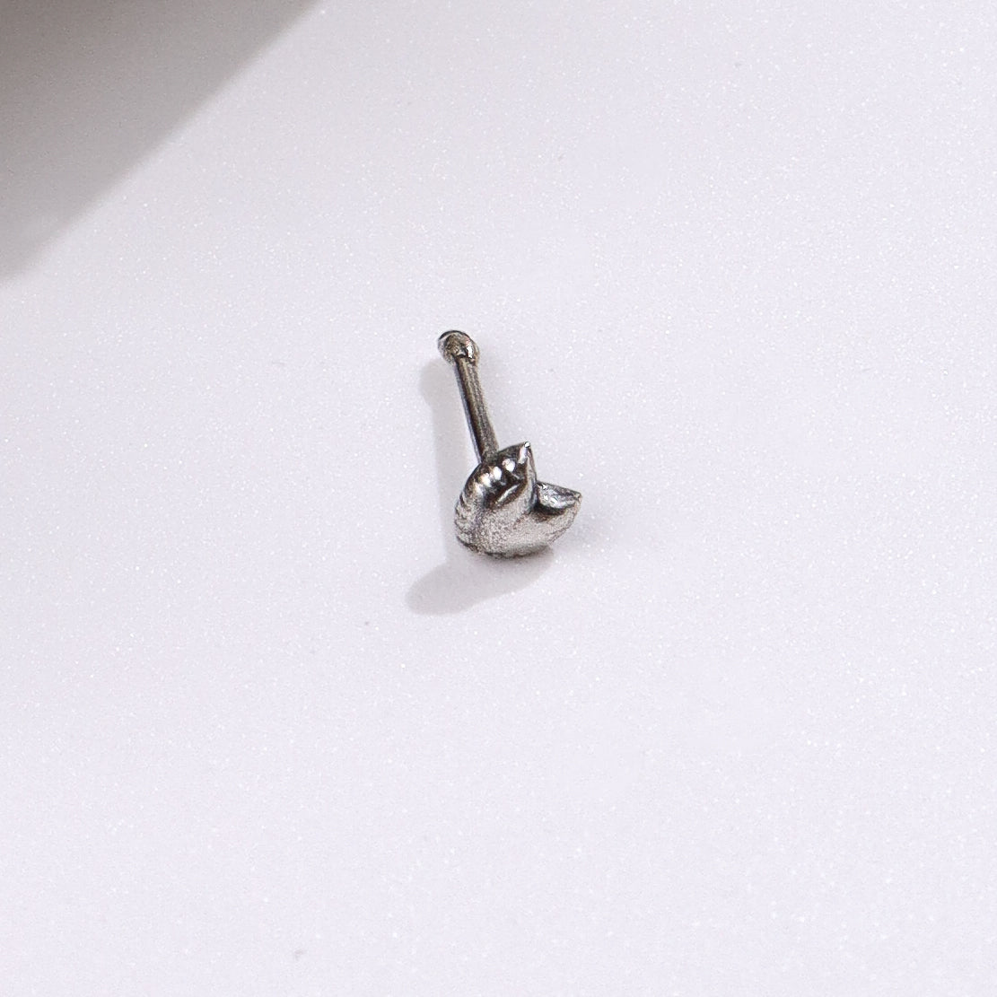 Tiny Heart Nose Pin | 92.5 Sterling Silver