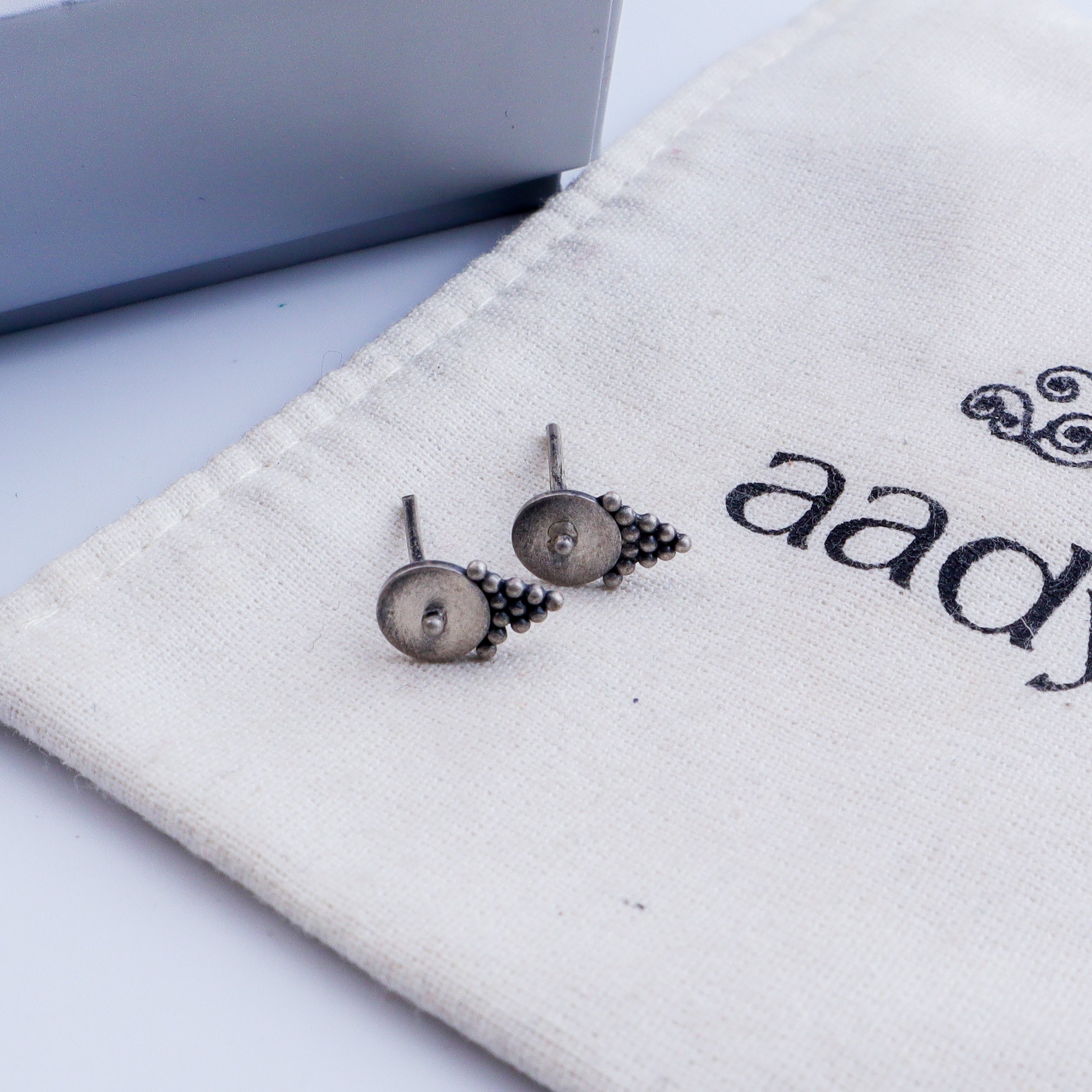 Roma Earring Studs | 92.5 Silver
