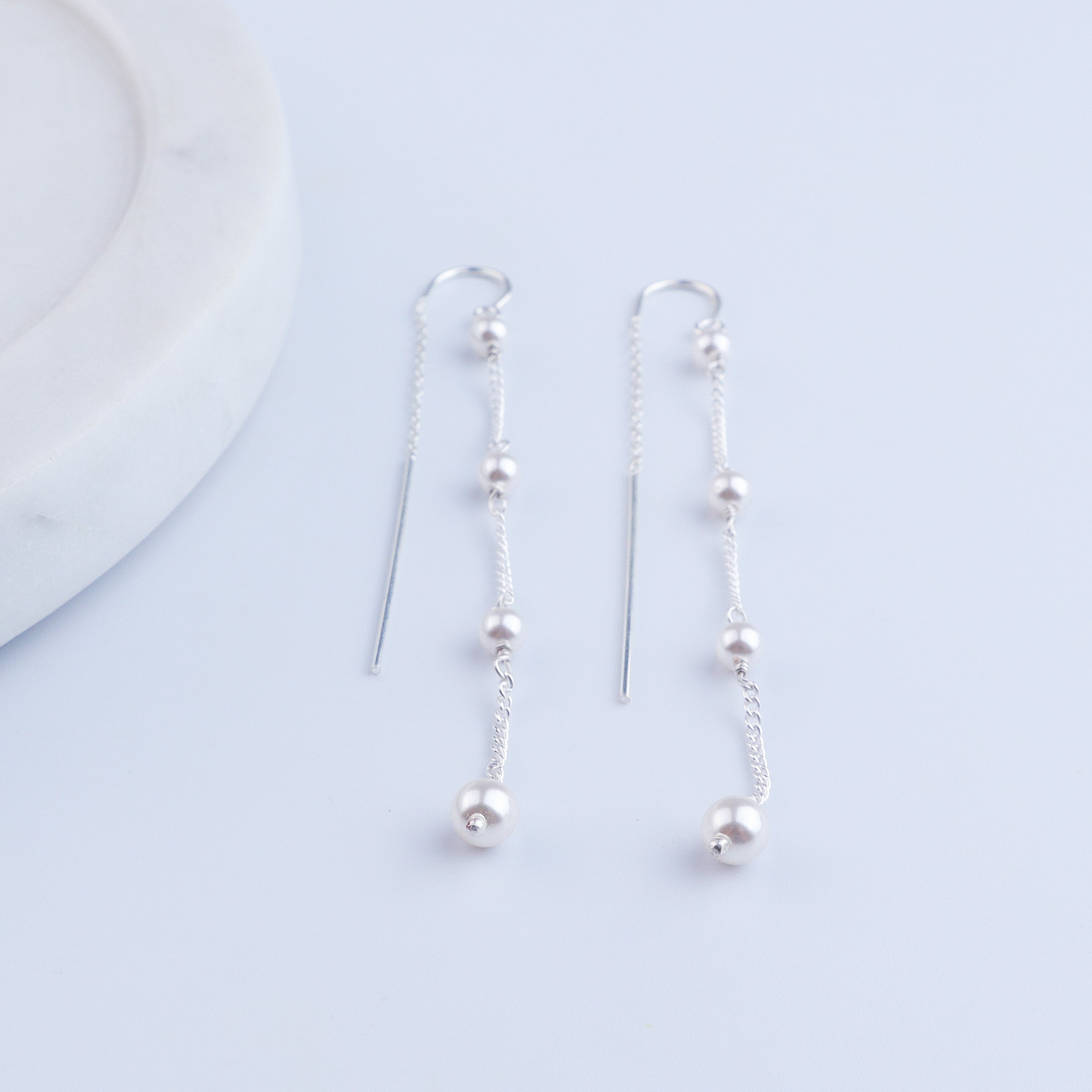 Silver Sui Dhaaga Earring