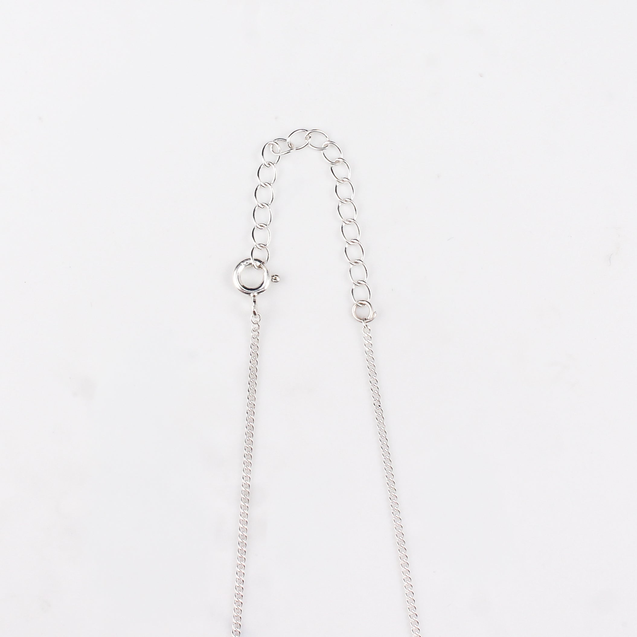 Silver Baby Necklace with Pearls