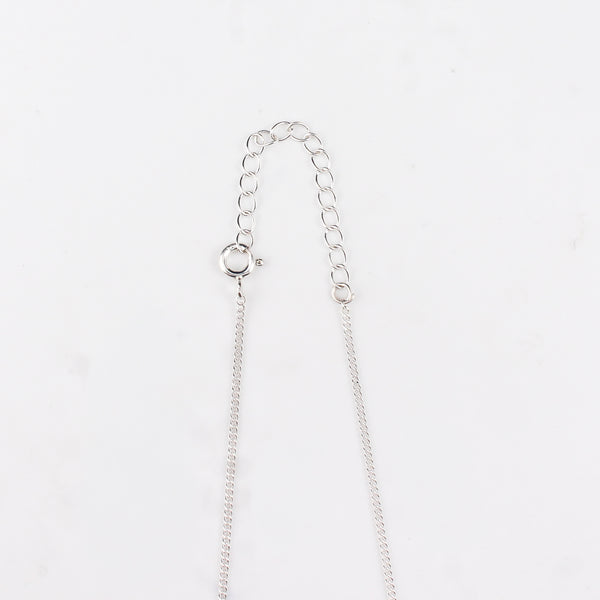 Silver Baby Necklace with Pearls