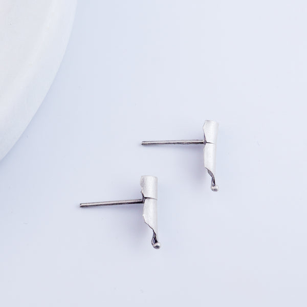 Silver Nib Earrings
