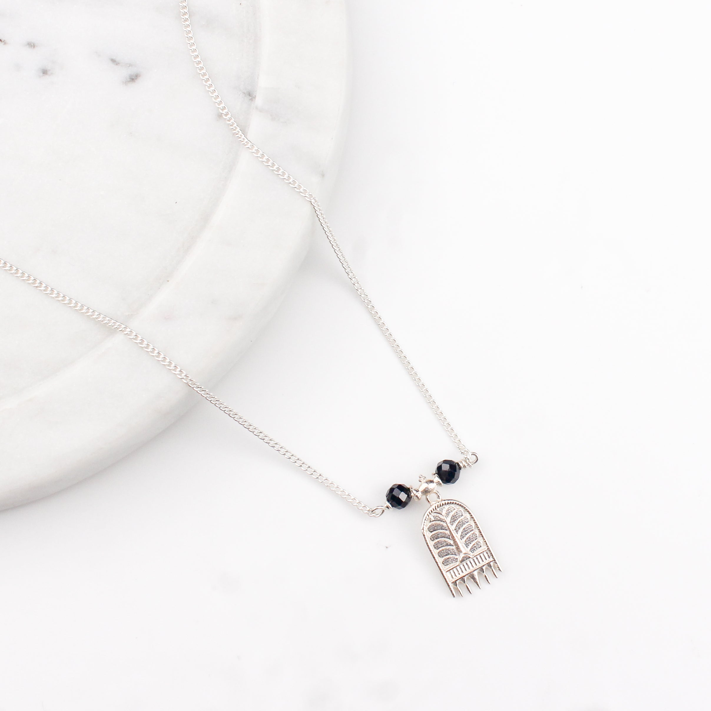 Saaj Motif Chain Mangalsutra | 92.5 Sterling Silver