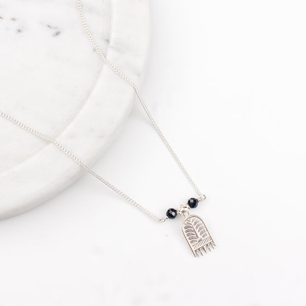 Saaj Motif Chain Mangalsutra | 92.5 Sterling Silver