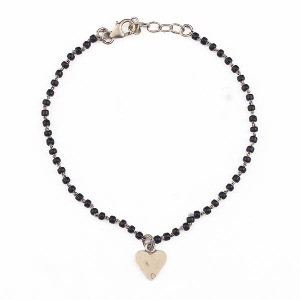 Silver Charm Mangalsutra bracelet