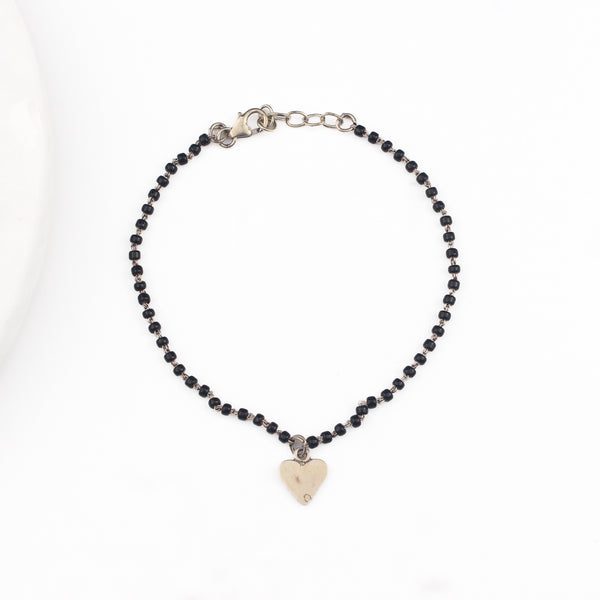 Silver Charm Mangalsutra bracelet